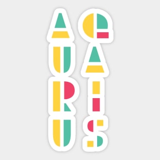 Aquarius Sticker